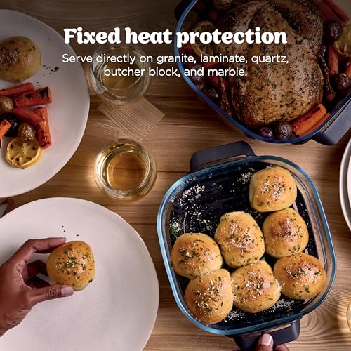 6 in 1 Glass Air Fryer 6QT High Heat Non Toxic Microwave Safe