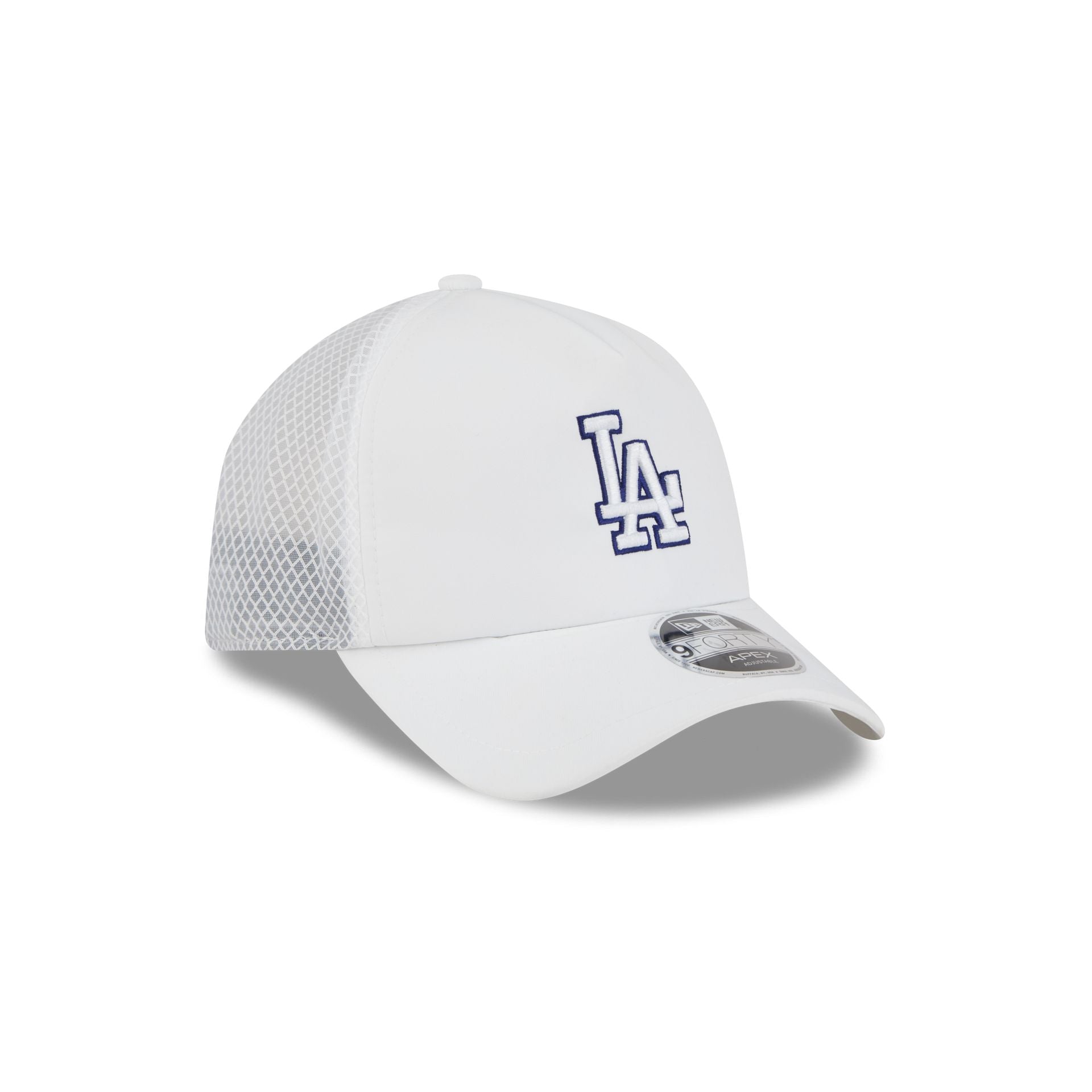 Los Angeles Dodgers 2026 Batting Practice White 9FORTY APEX Trucker Hat