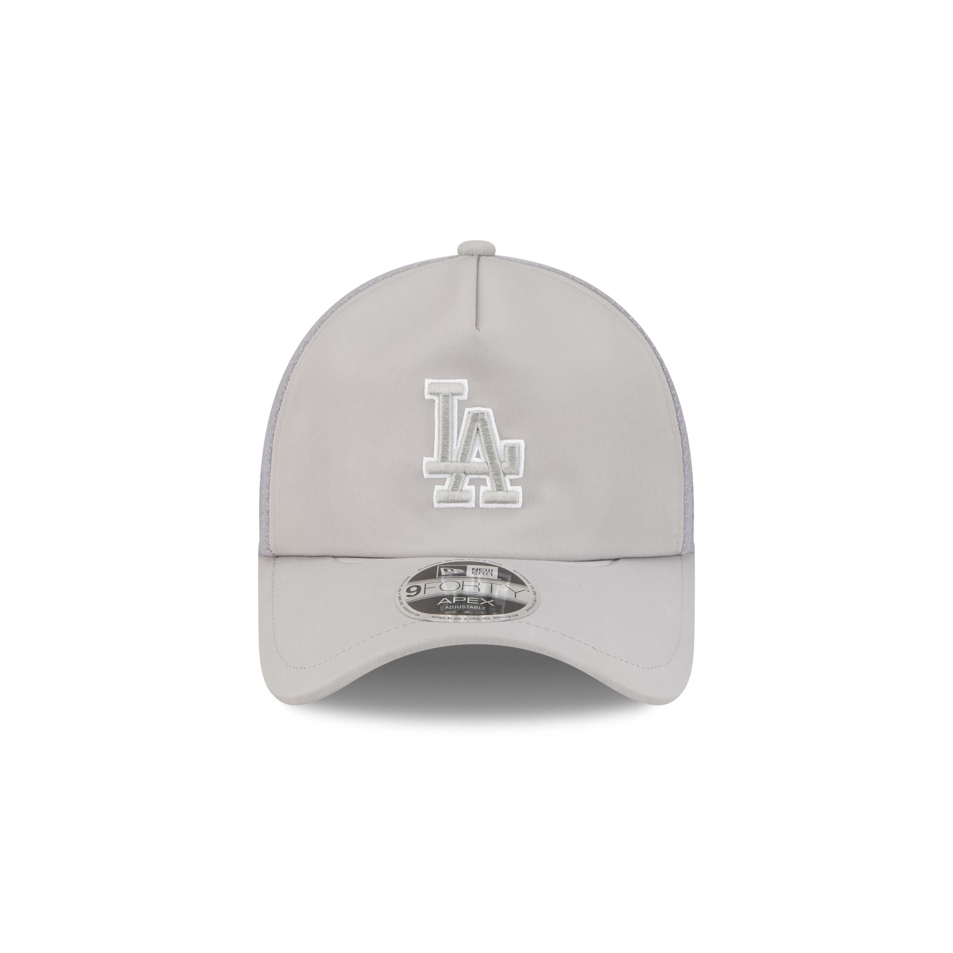 Los Angeles Dodgers 2026 Batting Practice Gray 9FORTY APEX Trucker Hat