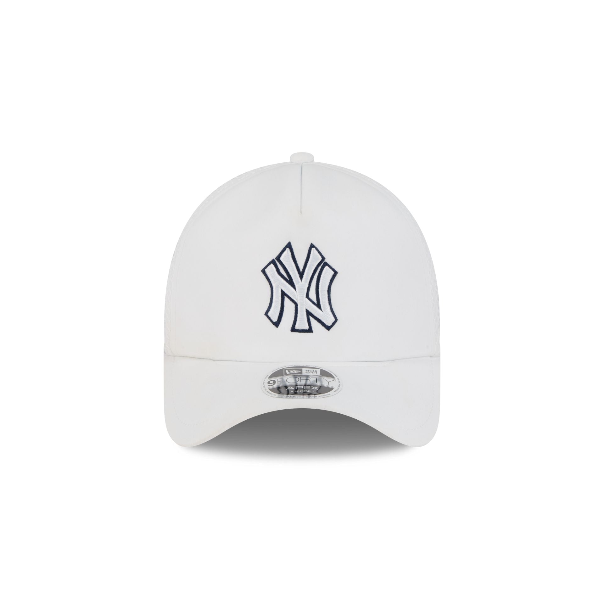 New York Yankees 2026 Batting Practice White 9FORTY APEX Trucker Hat