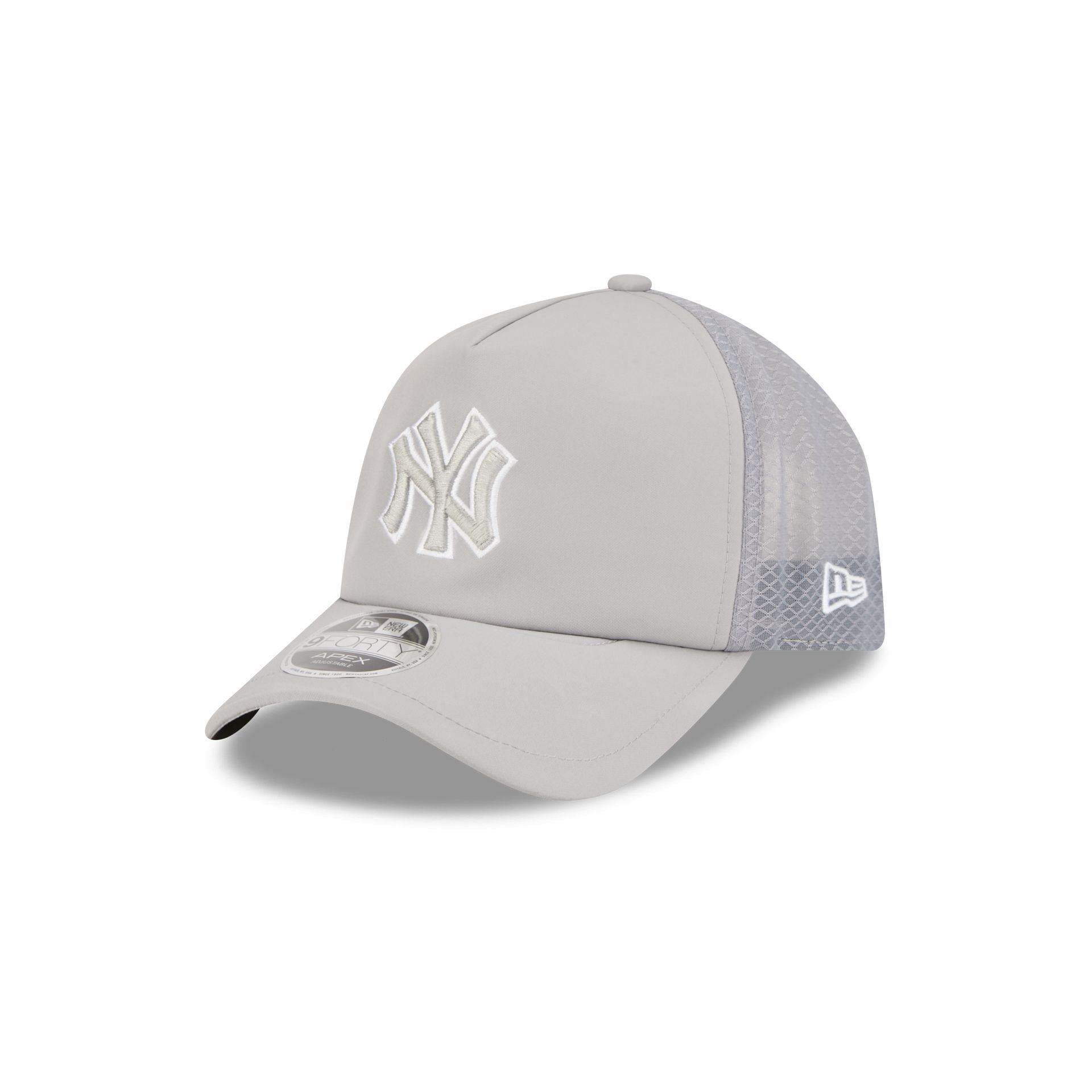 New York Yankees 2026 Batting Practice Gray 9FORTY APEX Trucker Hat
