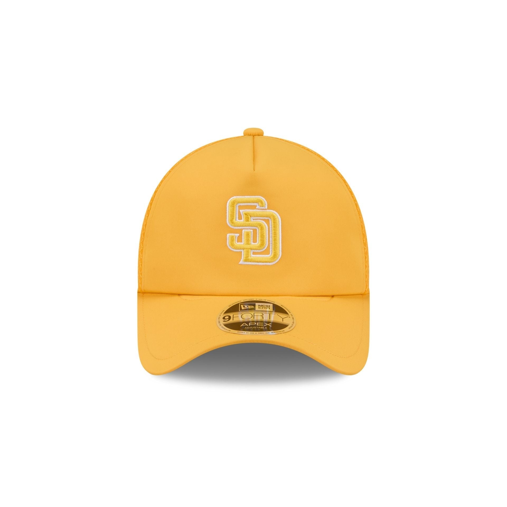 San Diego Padres 2026 Batting Practice Colorway 9FORTY APEX Trucker Hat