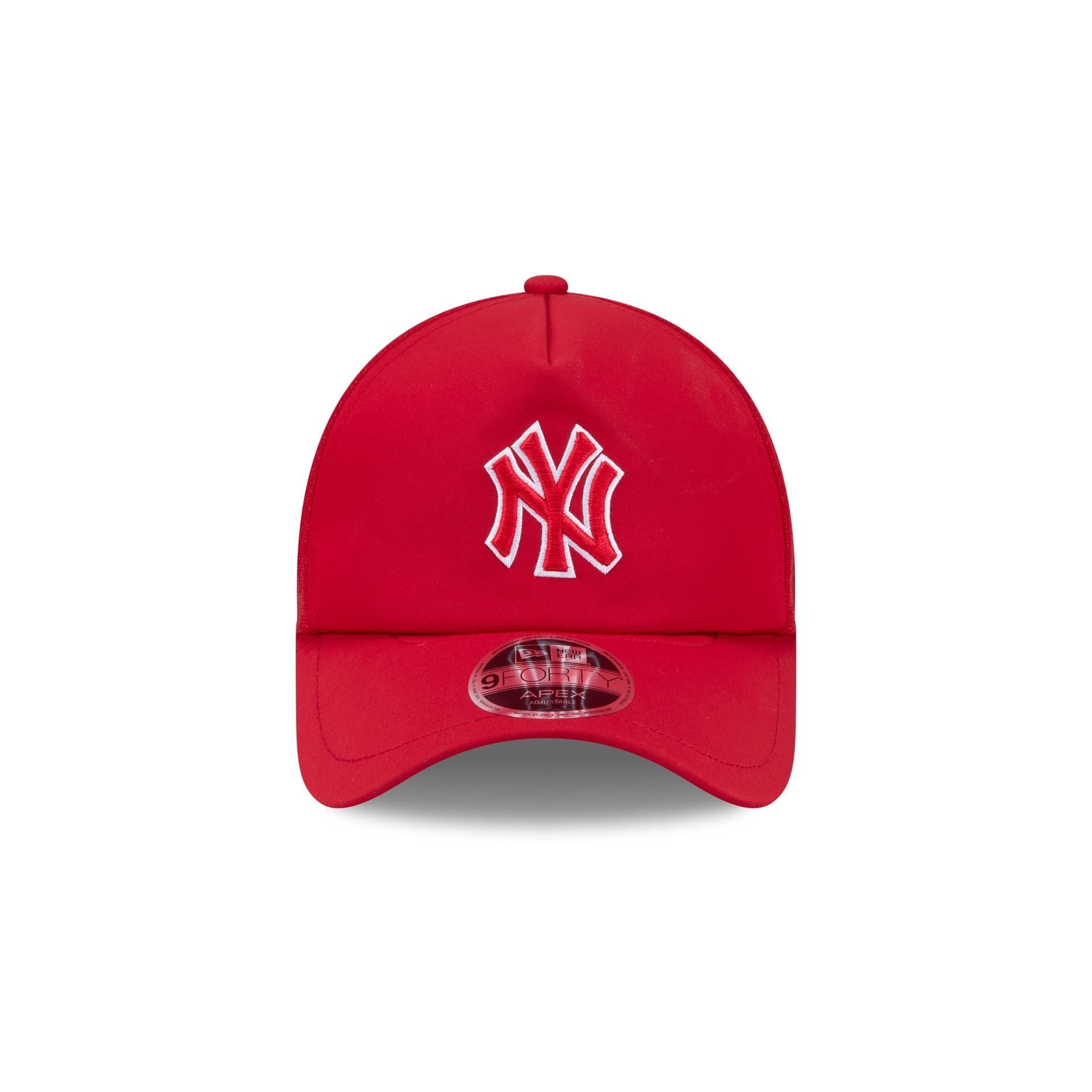 New York Yankees 2026 Batting Practice Alt Red 9FORTY APEX Trucker Hat