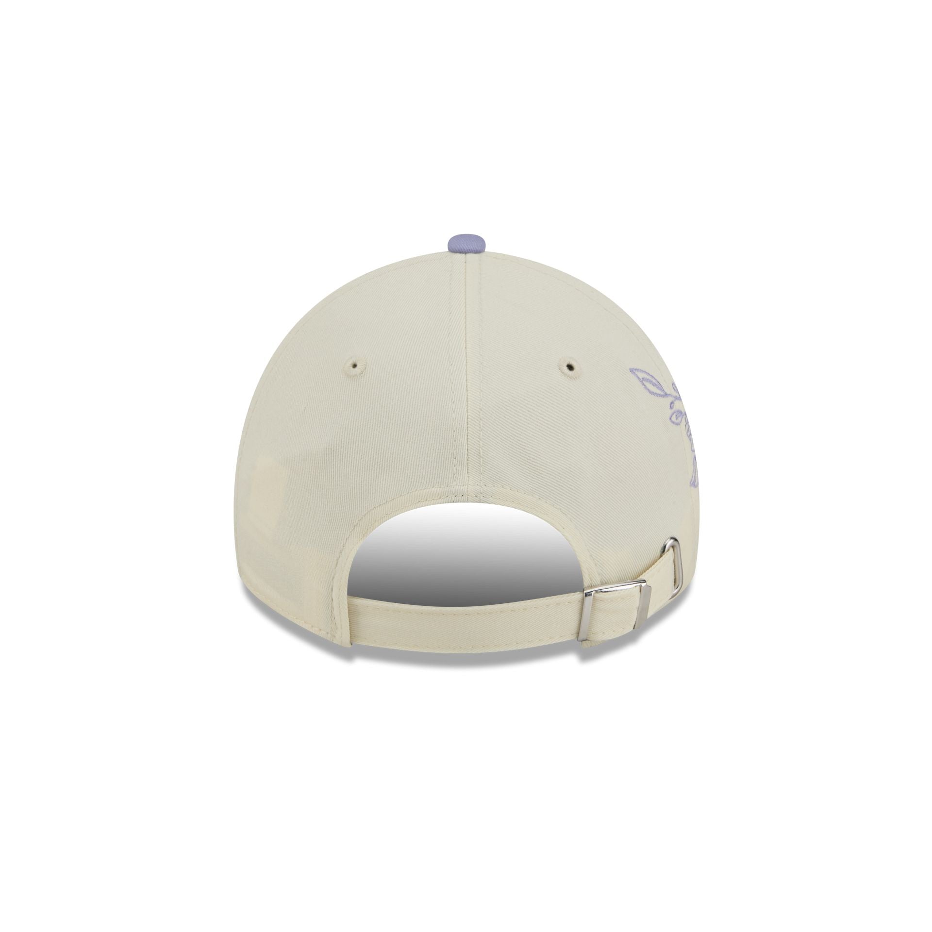 Los Angeles Dodgers Lavender Flowers Casual Classic Adjustable Hat