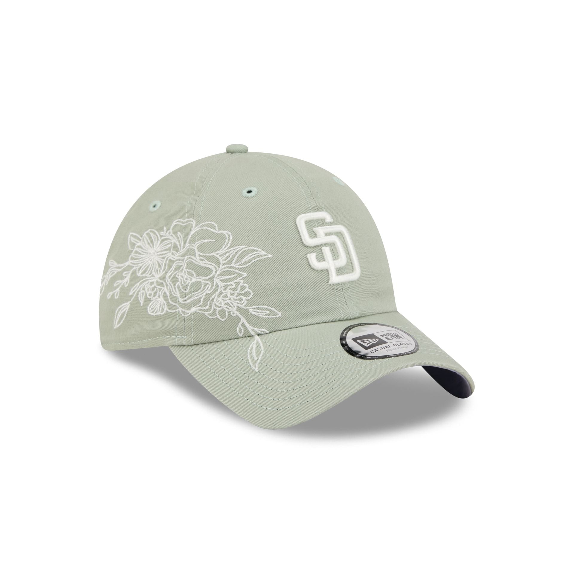 San Diego Padres Stitched Flowers Casual Classic Adjustable Hat