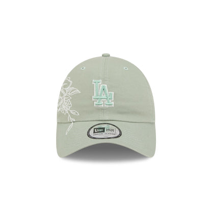 Los Angeles Dodgers Stitched Flowers Casual Classic Adjustable Hat
